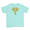 tribal print elephant geometric gold animals cool Youth Tee