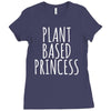 plant based princess Ladies Fitted T-Shirt