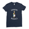 Drinking Buddies Ladies Fitted T-Shirt
