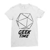geek time Ladies Fitted T-Shirt