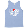 i love the 90's  musik dj fun Tank Top