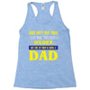 soldier dad Racerback Tank