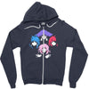 bohemian holograms Zipper Hoodie