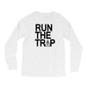 run the trap mens trap music t shirt dope swag hipster flosstradamus t Long Sleeve Shirts