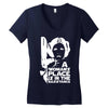 a woman's place is in the resistance Women's V-Neck T-Shirt
