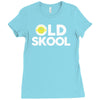 old skool Ladies Fitted T-Shirt