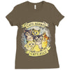 cats against cat calls Ladies Fitted T-Shirt