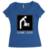 game over baby Women's Triblend Scoop T-shirt