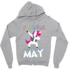 UNICORN ARE BORN IN MAY Zipper Hoodie