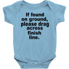 if found on ground please Baby Bodysuit