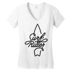 surf rider Women's V-Neck T-Shirt