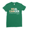Heal Cancer Ladies Fitted T-Shirt
