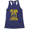 back to the future inspired flux capacitor delorean movie Racerback Tank