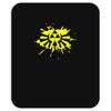 zelda link hylian shield triforce splat Mousepad