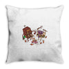 bar fight Throw Pillow