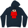 snoopy parody pug w Unisex Hoodie