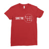 save the manual transmissions (stick shift) Ladies Fitted T-Shirt