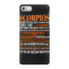 Scorpios Difficult Ones To Understand Zodiac iPhone 7 Case