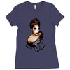 49. not today satan 022 Ladies Fitted T-Shirt