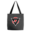 red black zero Tote Bags