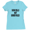cute gender roles Ladies Fitted T-Shirt