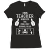 This Teacher Survived The 2016 2017 School Year Ladies Fitted T-Shirt