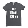 The Boss - The Real Boss Ladies Fitted T-Shirt
