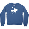 kanu sport wasser water paddel schiff outdoor fun see sea camping Crewneck Sweatshirt