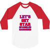 star spangled hammered 3/4 Sleeve Shirt