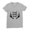 Crawl Walk Hunt Ladies Fitted T-Shirt