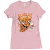 pizzaa monster Ladies Fitted T-Shirt