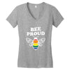 Bee proud Women's V-Neck T-Shirt