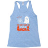 you cant scare principal Racerback Tank