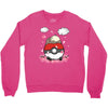 totoro snoopy pokemon parody Crewneck Sweatshirt