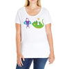foiled again Ladies Curvy T-Shirt