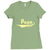 papa Ladies Fitted T-Shirt