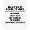 Smartass August Girl Mousepad