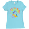 love wins Ladies Fitted T-Shirt