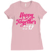 happy together Ladies Fitted T-Shirt
