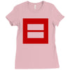 equality for all sign marriage equality t shirts t shirt Ladies Fitted T-Shirt