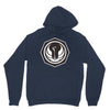 white and black Unisex Hoodie