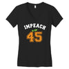 Impeach 45 Women's V-Neck T-Shirt