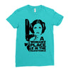 a woman's place is in the resistance Ladies Fitted T-Shirt