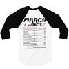March Girl Facts Aries 3/4 Sleeve Shirt