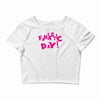 haircut 100 t shirt fantastic day! the eighties Crop Top