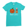 pumpkin spice Ladies Fitted T-Shirt