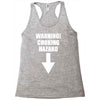 warning choking hazard printed Racerback Tank