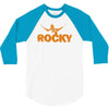 new rocky balboa stallone dark blue logo movie 3/4 Sleeve Shirt