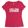 get the ludes! Women's Triblend Scoop T-shirt