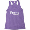 the boring company elon musk Racerback Tank